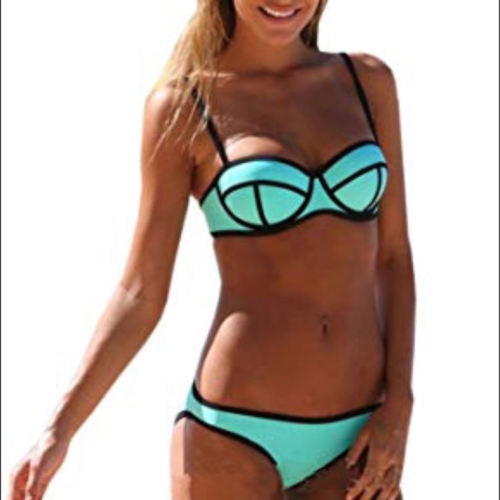 💵SOLD💵Triangl | Mint Swimsuit Bottom | S - Picture 1 of 6